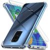 Case for Xiaomi Redmi Note 9 - LuffyShop - Transparent Case - Tempered Glass - Screen Protector - Soft