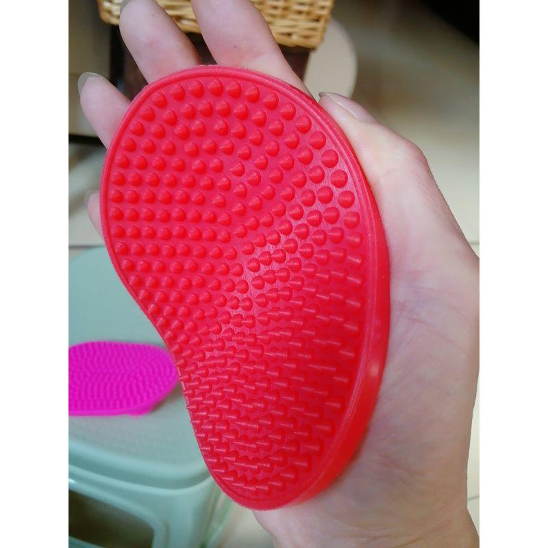 Soft Brush Dredge Lymph Scraping Jianyan Liangka Scraping Stick Body Handheld Brush Silicone Massage Brush Silicone Meridian Brush 1