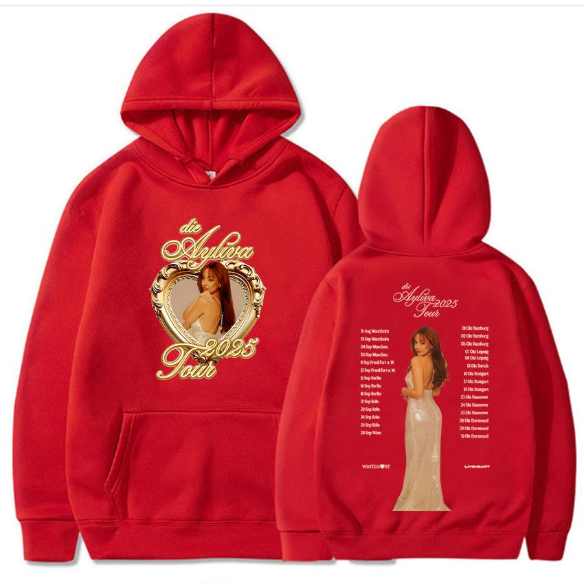 Women Clothes Die Ayliva Tour Printing Hoodies Moletom Feminino Casual LongSleeve Unisex Streetwear Hooded Pullovers Female