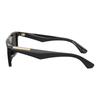 Burberry Logo Plate Frame Square Sunglasses Unisex Couple Black
