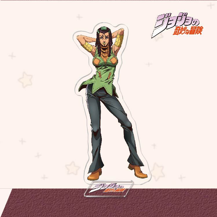 JoJo's Bizarre Adventure Animation Comics Peripheral Toys JOJO Dio Acrylic Stand-Up Sign Anime Action Figure Model Collection