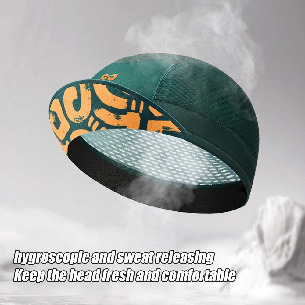Lightweight Cycling Cap UV Protection Women Men Running Bike Cap Under Helmet Caps Cooling Skull Sweat Wicking Sun Hat