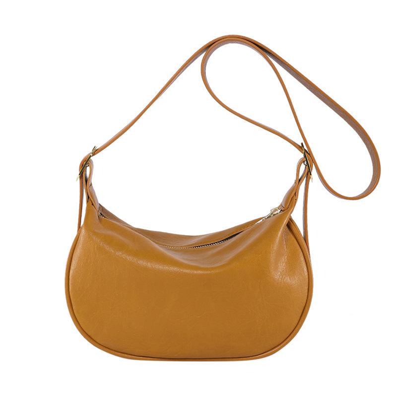 French Personality Trend Underarm Bag Women's 2025 New Fashion Pillow Bag Casual Commuter Messenger Shoulder Bag