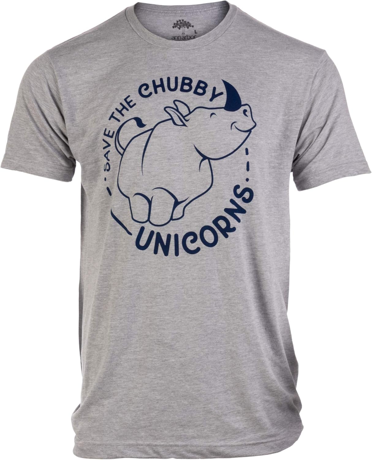 Save The Chubby Unicorns | Funny Phrase Rhino Saying Sarcastic Dad Joke T-Shirt for Men S разноцветный