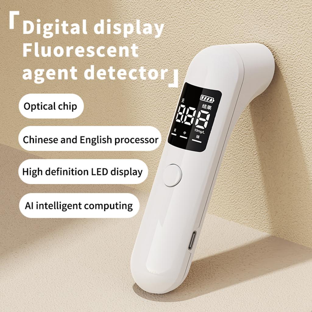 High Precisions Fluorescent Concentration Meter ABS Material Easy To Read Fluorescent Agent Detector Daily Use