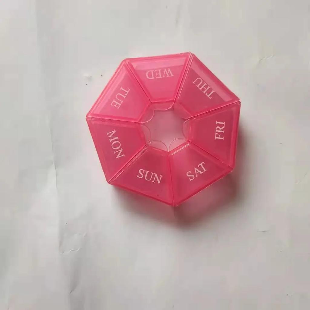 1Pcs Pill Case Plastic 7 Days Tablet Candy Box Portable Storage Holder Travel Organizer Pill Dispenser Container Storage Boxes