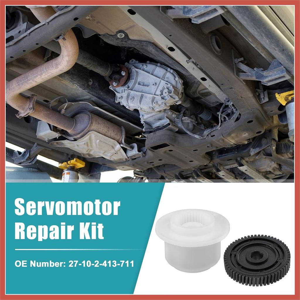 ACROPIX Transfer Case Motor Actuator Gears for BMW 323i 328i 335d 335i X3 X5 X6 2001-2013 Servomotor Repair Kit Replace 27-10-2-413-711 Car Parts