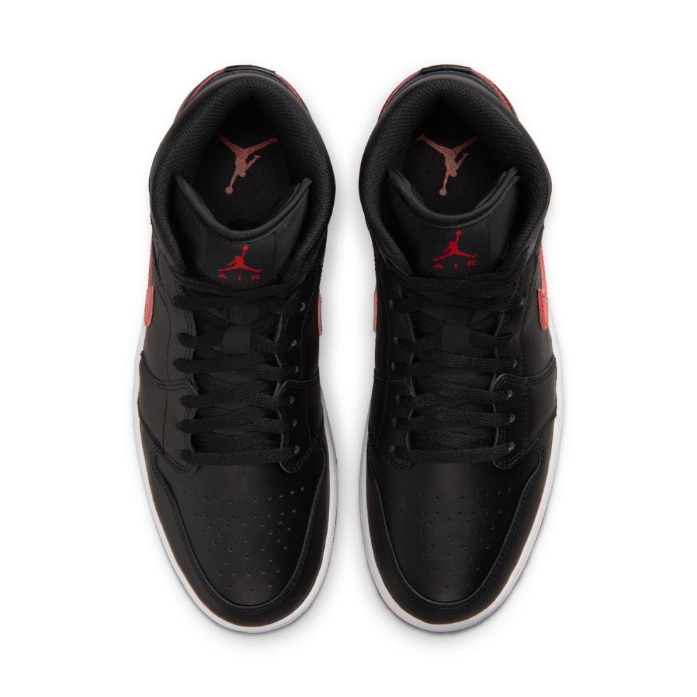 Nike Air Jordan 1 Mid Sneakers 005black Unvred Mdq8426