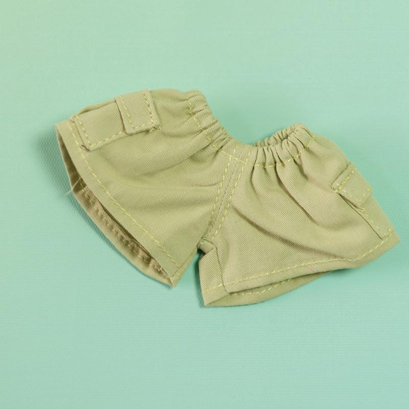 Clothing Plush Toy Clothes Tshirt Work Pant Set For Doll Costume Display