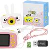 Appareil photo numérique - Springos® - 2025 - Full HD 1920x1080 - Design lapin - Pour enfants 3 ans+