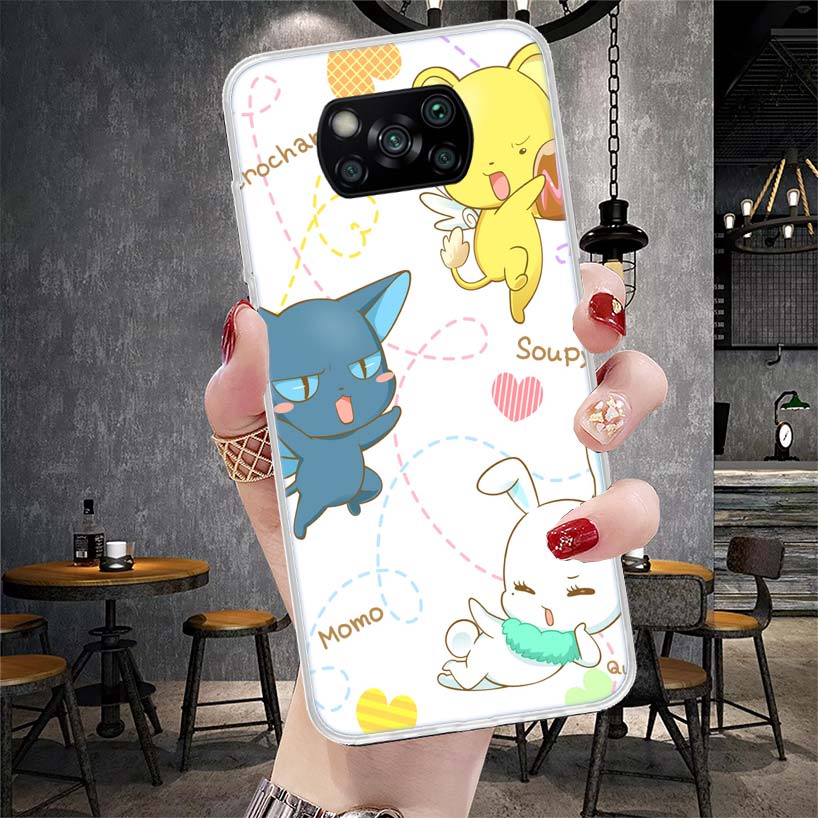 CardCaptor Sakura Anime Phone Case For Xiaomi Redmi 15C 15 13C 13 Poco X5 X6 X7 F7 Ultra M7 12C 12 10 10C 9C 9A 9T 9 Fundas Poco