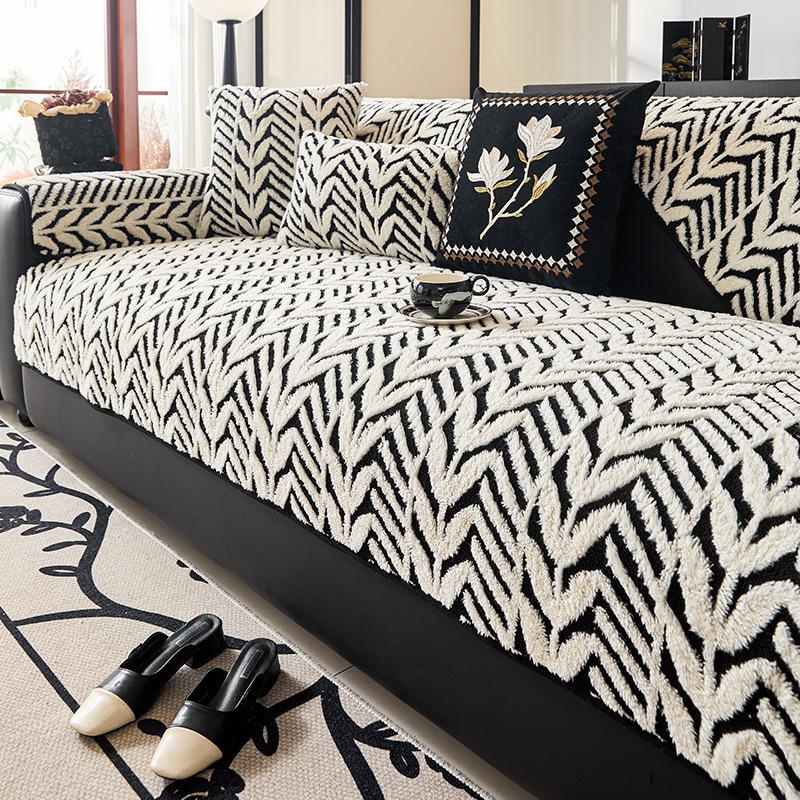 2025 New Autumn and Winter Non Slip Sofa Cover Fabric One-piece Design Sofa Cushion French Style High Aesthetic Value Versatile