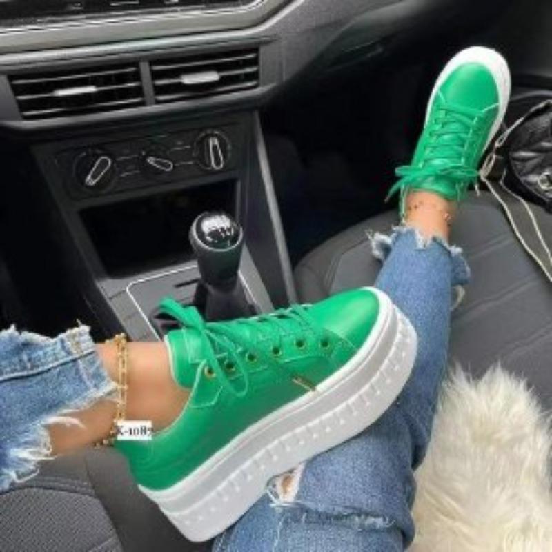 New Style Anti-slip Sports Shoes, Lightweight, Thick Sole, Large Size, Women's Shoes, Platform Shoes