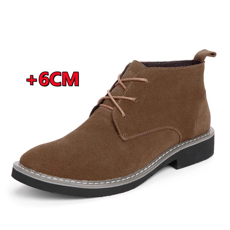 

Мужские ботинки Обувь с лифтом Обувь для увеличения роста для мужчин Деловые Стелька для увеличения роста 6 см Свадебные Формальные туфли Черная кожа 46 коричневый