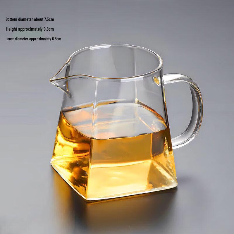 Qīwēi Heat-Resistant Borosilicate Glass Tea Pitcher