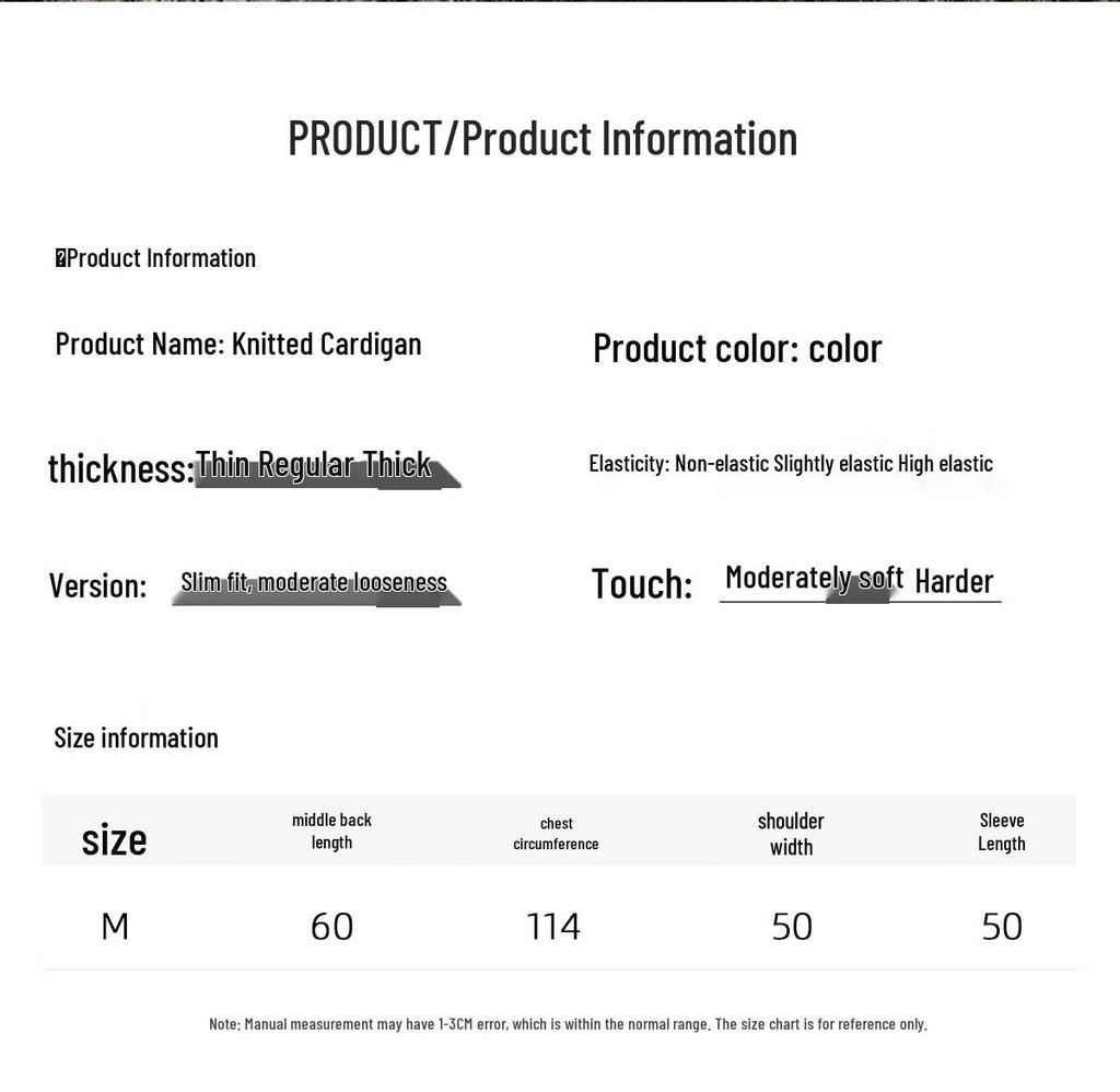 Damen Herbst/Winter V-Ausschnitt Strick-Cardigan