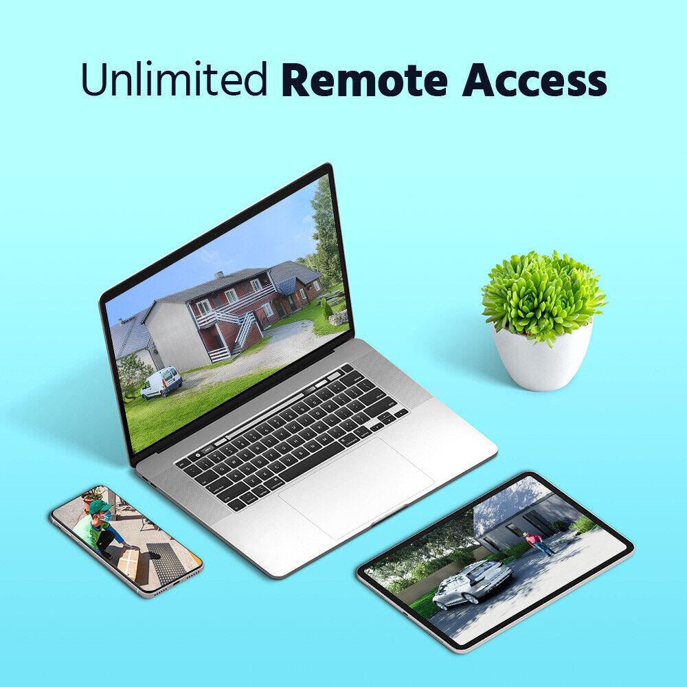 ANNKE 5 Megapixel Color Night Vision set of video surveillance cameras