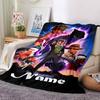 Customiz Name Personality JoJo's Bizarre Adventure Blanket Soft &Warm Sofa Office Bed Travel Lunch Break Blanket, Gift Suitable All Seasons