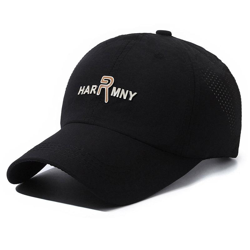 Frühling Sommer Leichtes Bergsteigen Herren Mesh Schnelltrocknende Kappe Damen Buchstaben Atmungsaktiv Dünn Laufen Sonnenschutz Baseballkappe