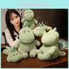 Adorable Green Dinosaur Plush Toy Stuffed Animal Cuddly Doll For Boys 28cm 38cm
