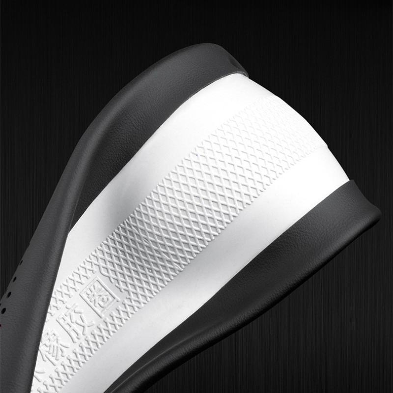 For 38cm Diameter O/D Type Universal Leather Car Steering Wheel Cover Steering Wheel Anti Slip Handle Cover Accessories