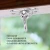 360 Rotating Swing Hangers Set 304 Stainless Steel Swing Fixed Plate  for Yoga Hammock