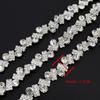 10Yards Rhinestone Chain Diamond Trim Fringe Crystal Bag Hat Accessories DIY Wedding Decoration Gift Irregular Rhinestone Ribbon