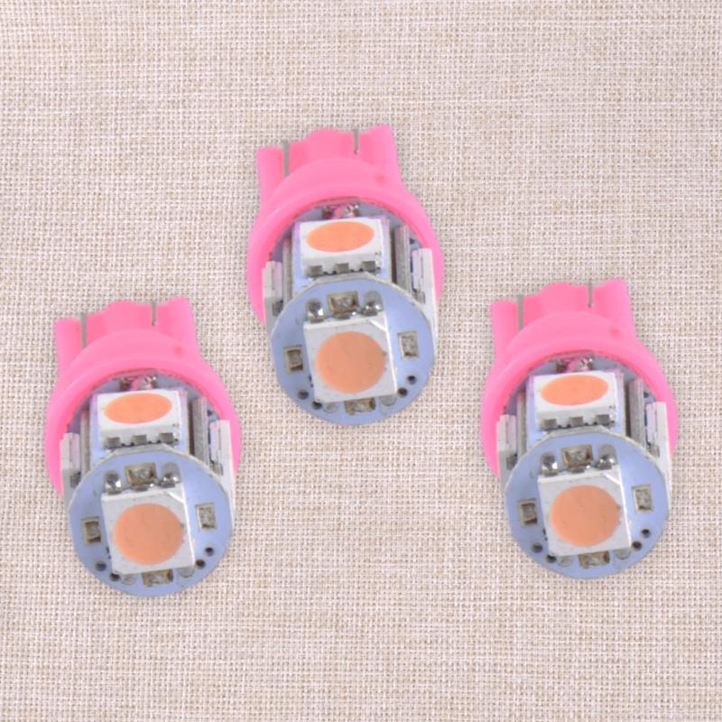 10pcs T10 194 168 2825 LED Speedometer trument Gauge Panel Cluster Dash Light Bulb