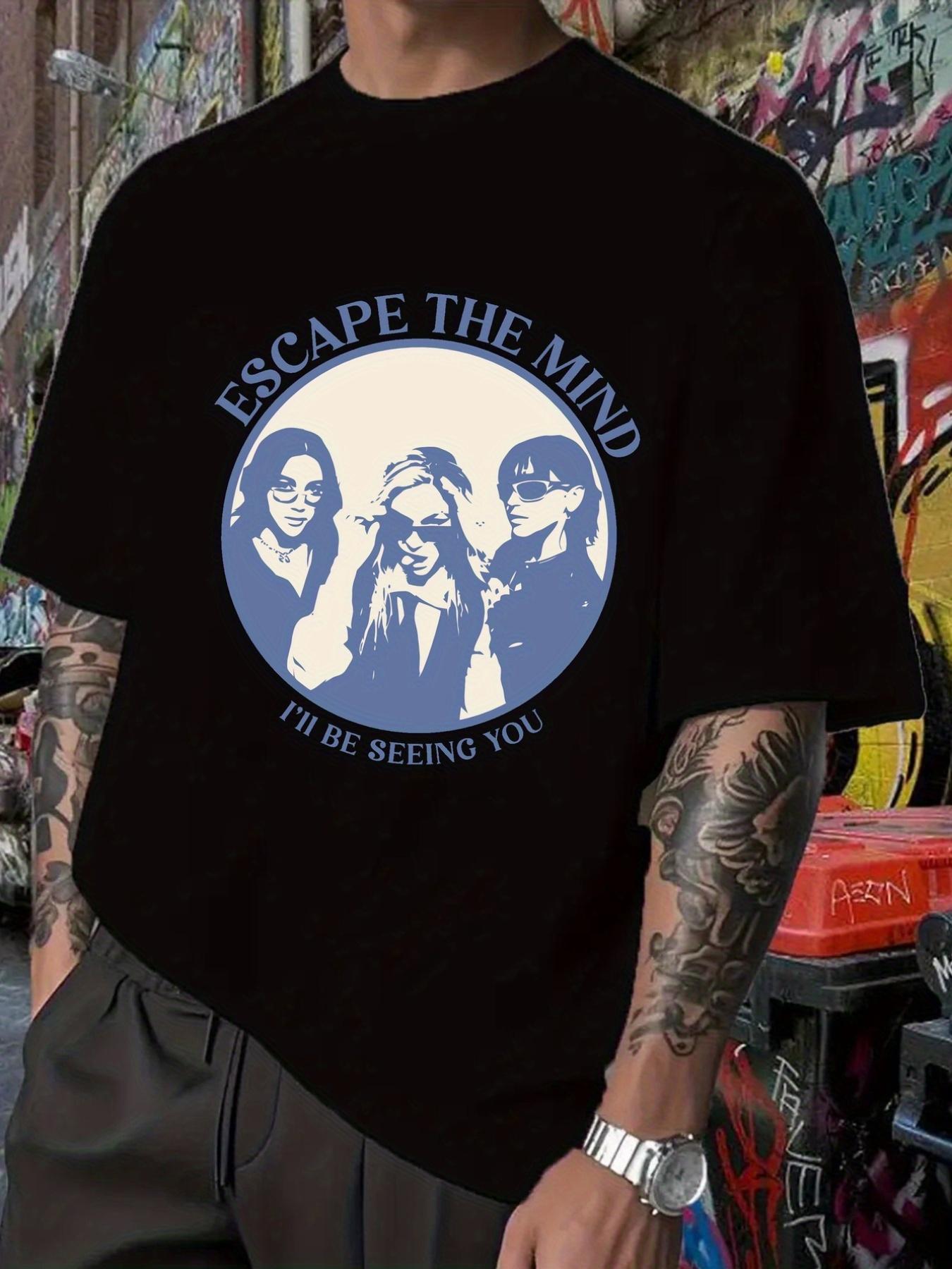 

Graphic T-shirt - Escape The Mind Design with People M