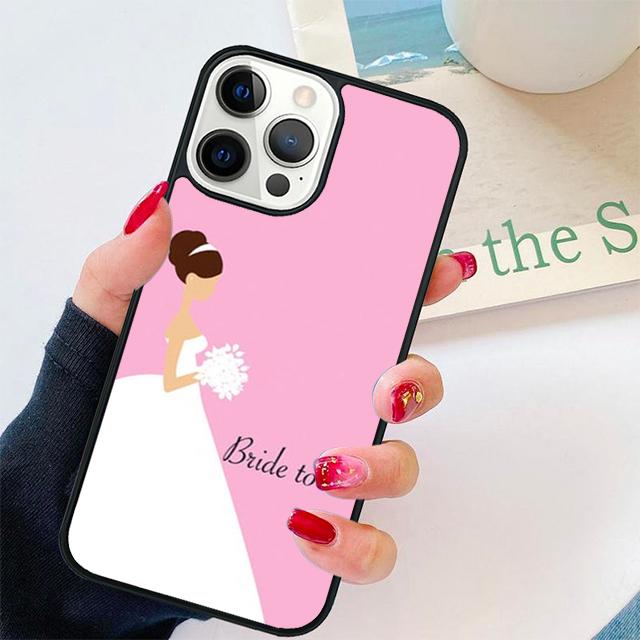

Свадебная Невеста Скоро Станет Ракушка Чехол Для iPhone 17 Air 15 16 14 13 12 Pro Max 11 Pro Max Plus Чехол для Телефона iPhone 16e