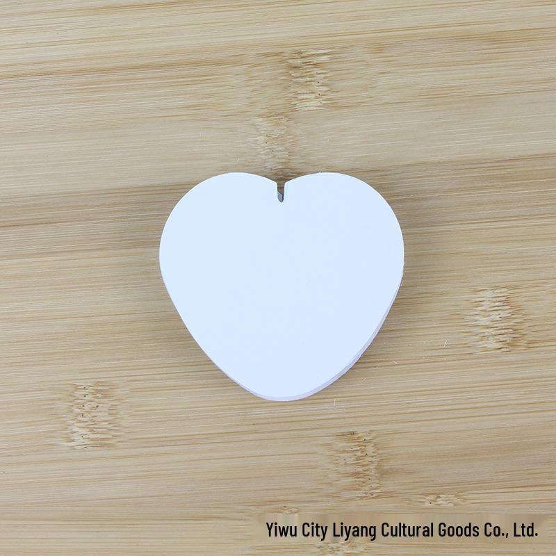 Heart-Shaped Frosted Iron Badge Pin (53x57mm) - High-Quality Brooch Lapel Accessory