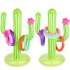 Inflatable Christmas Hat Toss Game - Cactus, Flamingo & Antlers for Parent-Child Fun