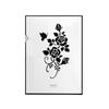Original, 6 Pieces/set, Flower Painting Template, Flower Painting Template, School Painting Template, Flower Theme, DIY Painting Tool