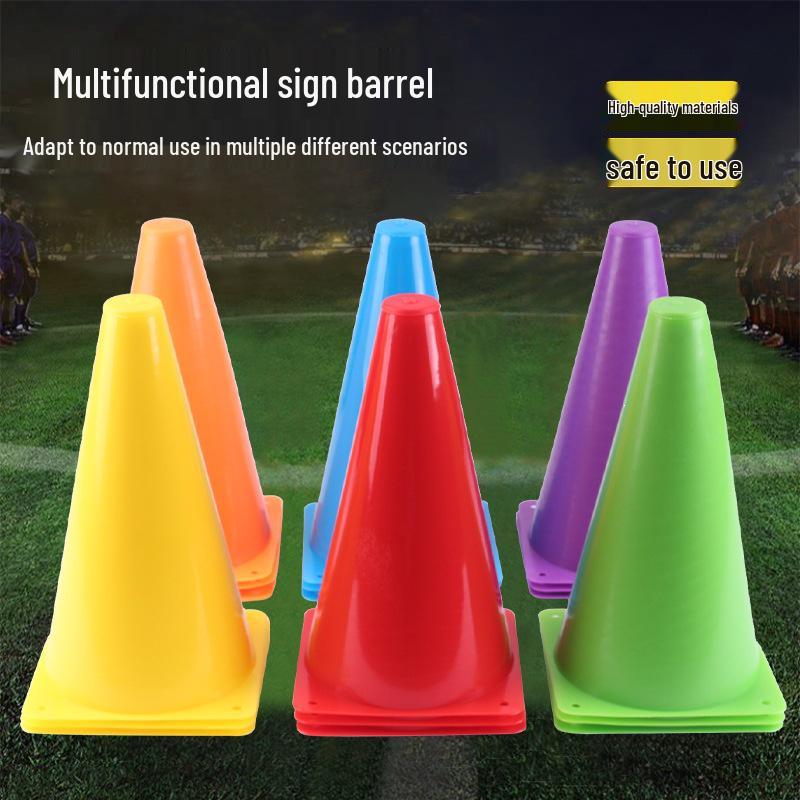 23CM Logo Bucket Training Cone - Football, Obstacle, Ice Cream, Road Cone Marker