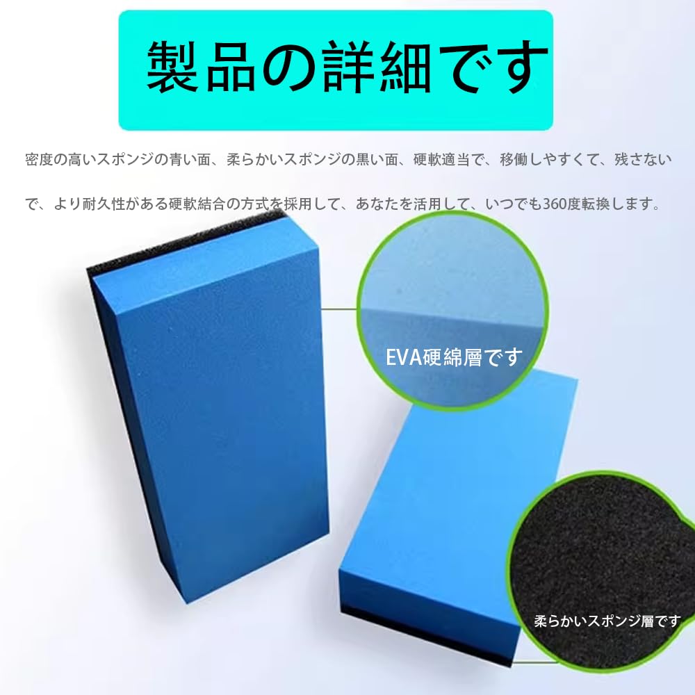 Felt Car Wash Sponges, Set of 10, Thoroughly Removes Spots and Film