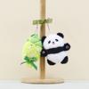 Cartoon Plush Adorable Bamboo Shoot Panda Keychain Cute Gift For Couples Friends And