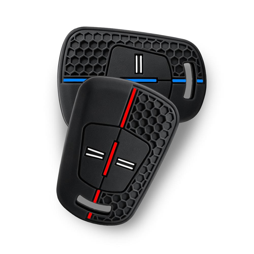 Car Styling High-Quality 1 Pcs Silicone Remote Car Key Case Shell For Vauxhall Opel Corsa Agila Meriva 2 Buttons Key Protection