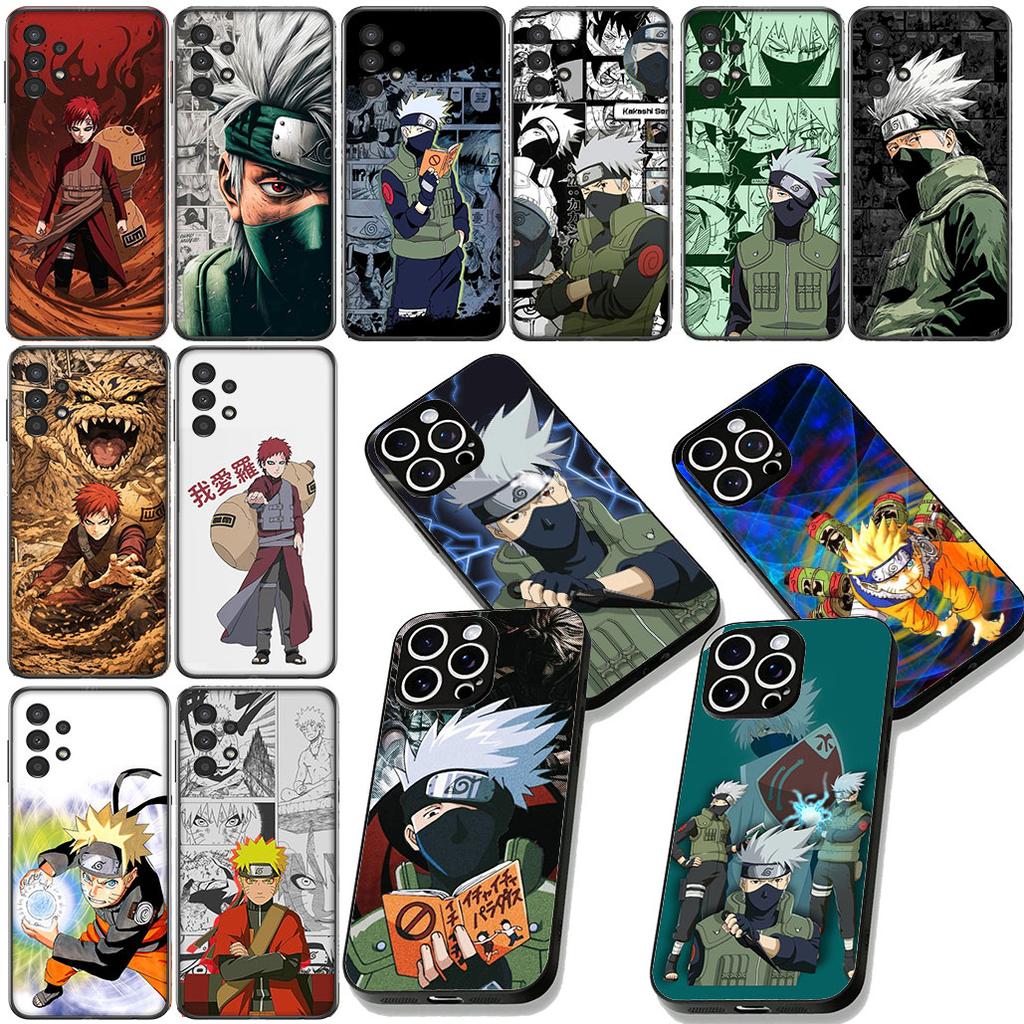 Kakashi Narutos Gaara Phone Case for Samsung Galaxy Note 20 9 10 S8 S10 Lite S9 Plus A54 A53 A21S S10E A17 Cover Casing