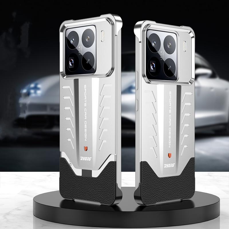 

Чехол для Xiaomi Mi 15 Ultra Эластичная застежка Рассеивание тепла Алюминиевый сплав Бескаркасная металлическая крышка для Xiaomi 15 Ultra 15Pro Mi15 For Xiaomi 15 Ultra серебряный