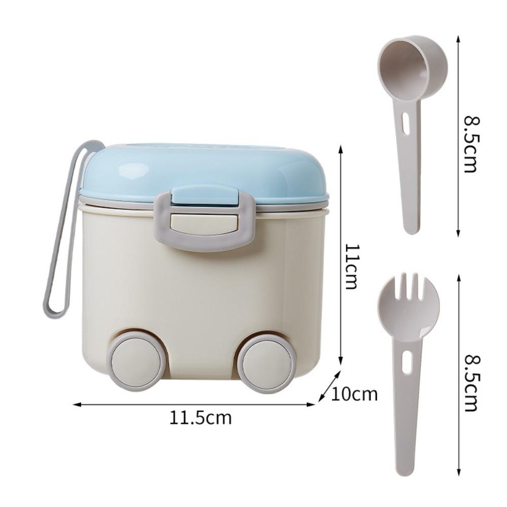 

Герметичный диспенсер для детской смеси 400 мл, диспенсер для сухого молока, диспенсер для смеси для младенцев синий