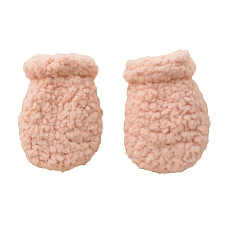 Infant Anti Scratch Gloves Stylish Winter Mittens for Babies Practical Newborn Mittens Soft & Insulated Mittens Gift