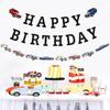 Classic Car Birthday Banner Vintage Classic Car Garland 90s Cars Birthday Decorations Convertible Vintage Cars Theme Banner Garlands Party Decor for