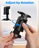Eary Portable Travel Magnetic Phone Holder Stand With 360° Rotatable Adjustable Mount For Airplane Desk Train Seat iPhone 16 15
