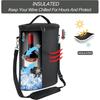 Portable Wine Cooler Bag Insulated Thermal Carrier for 2 Bottles Wine Outdoor Party Travel Portable Wine Tote Bag