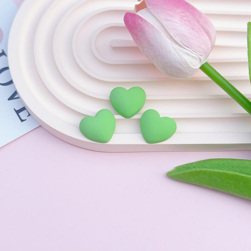 Peach Heart Resin Accessories: DIY Phone Case, Water Cup Patch, Car Storage, Shoe & Clothing Headdress