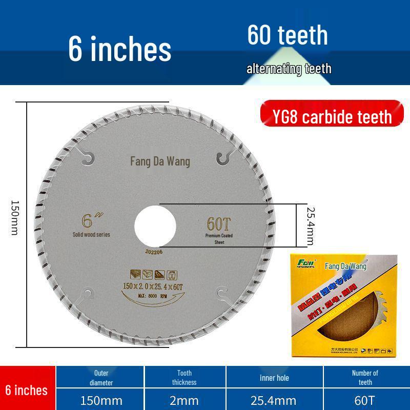 Woodworking YG8 Alloy Circular Saw Blades: 4-inch, 7-inch, and 10-inch for Portable Cutting Machines