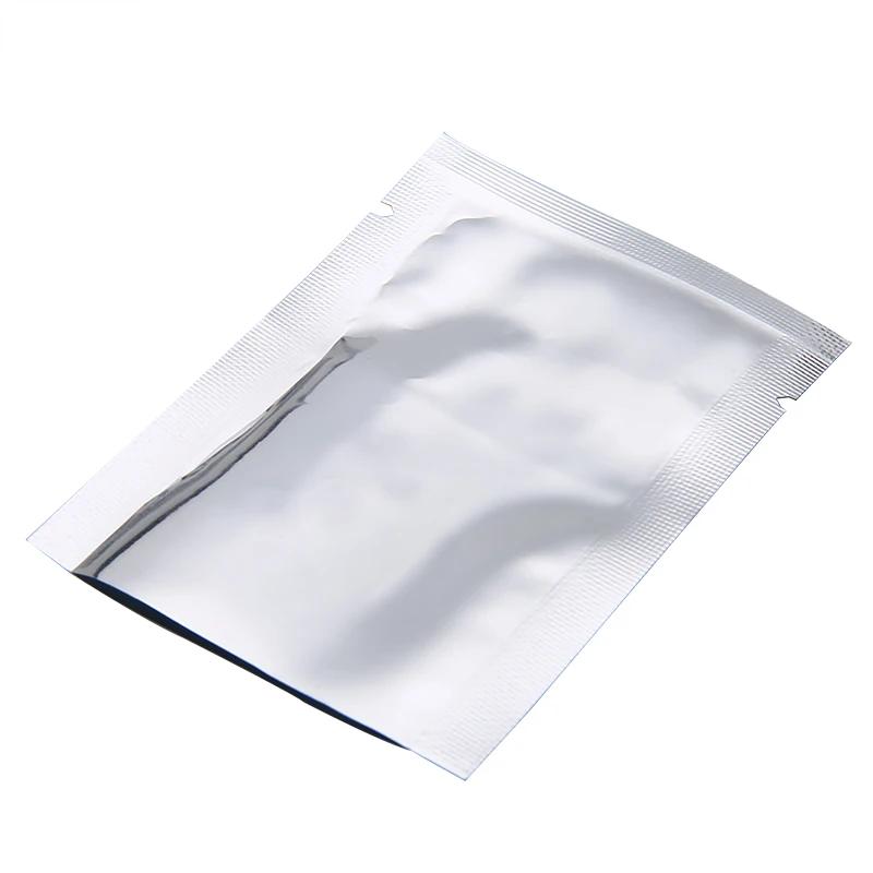 10-200pcs Vacuum Sealing Foil Bags Silver for Storage, Heat Sealable Aluminum Foil Pouches, Vacuum Bag for Coffee, Spices,Powder