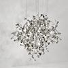 Nordic Modern Leaf Blade Chandelier for Living Room, Window Display, or Bar Counter