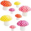 1PC Cartoon diy Party Decor Mushroom Shaped Handmade lantern Paper lanterns Round 3D Hanging