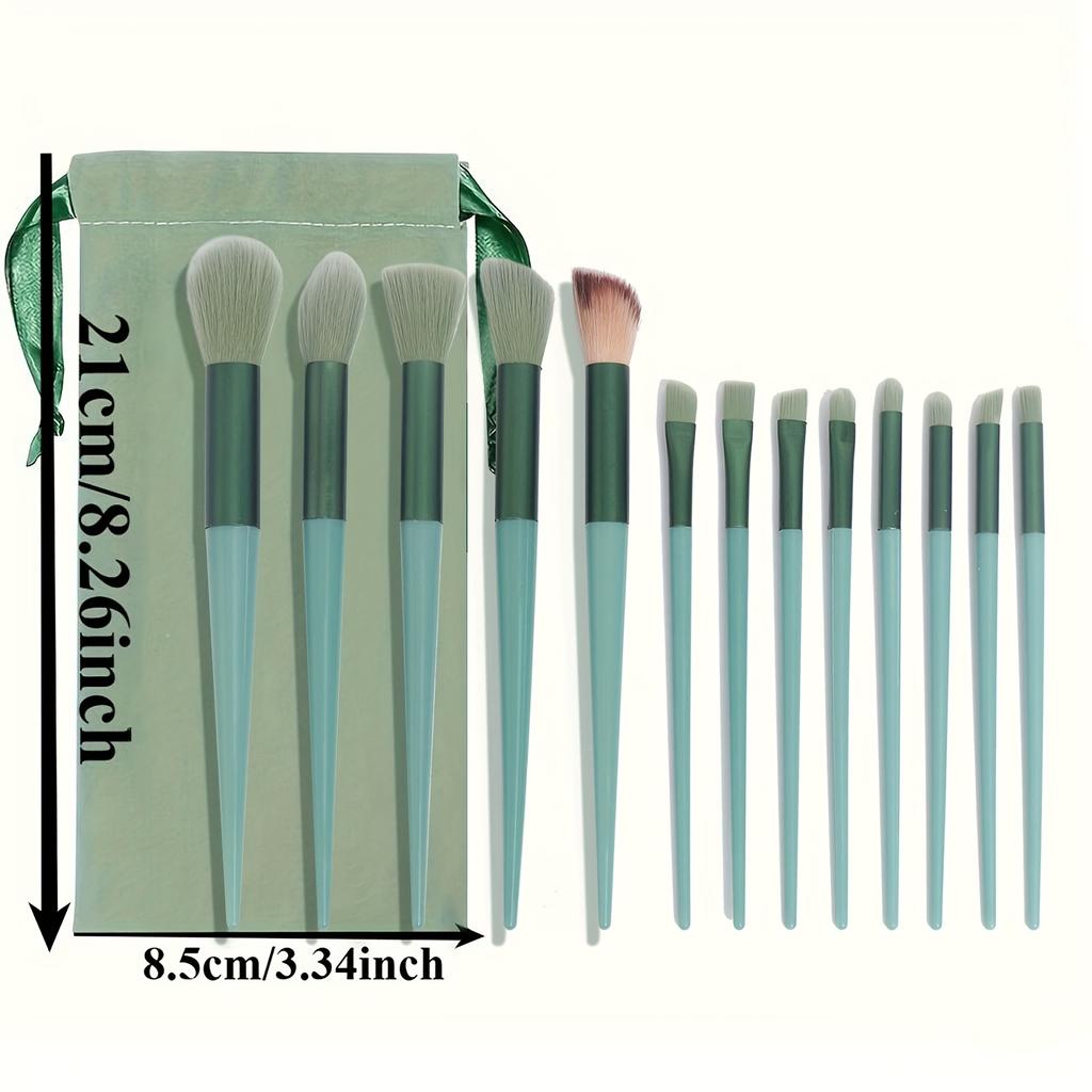 [Weiche Tragbare Tasche Make-up-Werkzeuge] Luxuriöses Set mit 13 Make-up-Pinsel, Enthält Eine Perfekte Weiche Tragbare Tasche - Make-up-Werkzeuge Hergestellt aus Hochwertigen Fasern